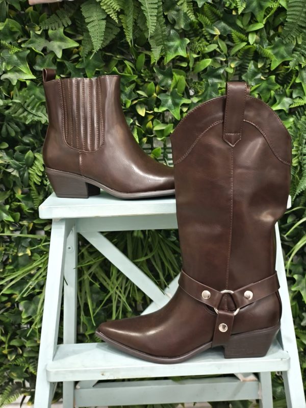 Botas Cowboy Brown