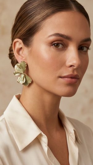 PENDIENTES FLOR ROSADA
