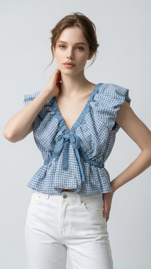 BLUSA VICHY AURORA